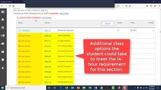 Self Service for Advisors - Academic Advising