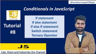 JavaScript Conditionals: if, else if, switches | JS Tutorial 8 | #javascript #webdevelopment