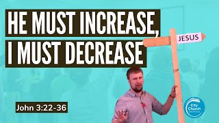 He Must Increase, I Must Decrease - A Sermon on John 3:22-26