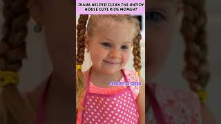 Diana Helped Clean The Untidy House Cute Kids Moment