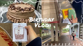 Birthday vlog | baking ,cake ,school//生日vlog：蛋糕,上學.....