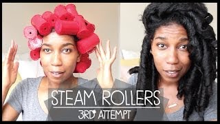 Diy Caruso Steam Hair Rollers Tested Loc Dreads Edition Q