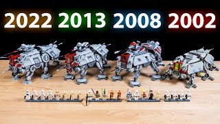 LEGO Star Wars AT-TE Comparison | 75337, 75019, 7675, 4482