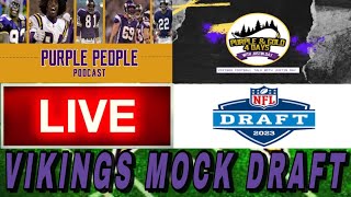 #MinnesotaVikings Live Mock and #Vikings News!