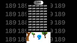 can you find hidden no.188? #fun #testyourmind #iqtest #brainteaser #illusion #ytshorts #gaming