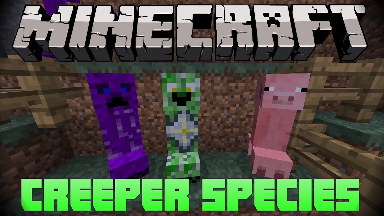Minecraft Mod Spotlight Creeper Species 1 7 2 Youtube