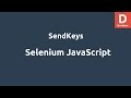 Selenium Javscript WebDriver SendKeys
