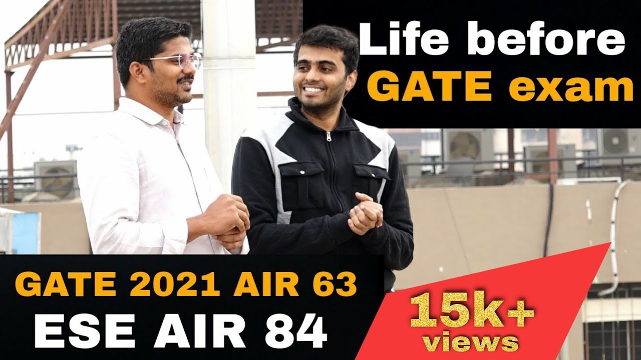 My Gate Exam Ies Exam Journey Life Before Gate Youtube