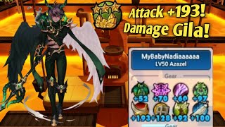 Lost Saga Ladder Polosan vs Bintang 3 Azazel - Attack +193! Damage Pedes \u0026 Set Anti-Hit! (2Ladder)