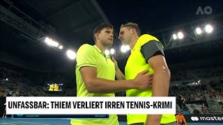 Thiem verliert irren Tennis-Krimi