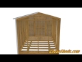 8x12 shed construction details and fly around video