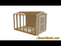 8x12 shed construction details and fly around video