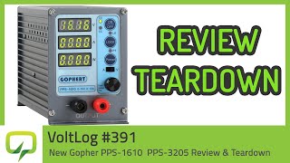 New Gopher PPS-1610  PPS-3205 Review \u0026 Teardown | Voltlog #391