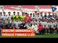 Jokowi Kunjungi Pemain Timnas U-20 Saat Sesi Latihan di GBK