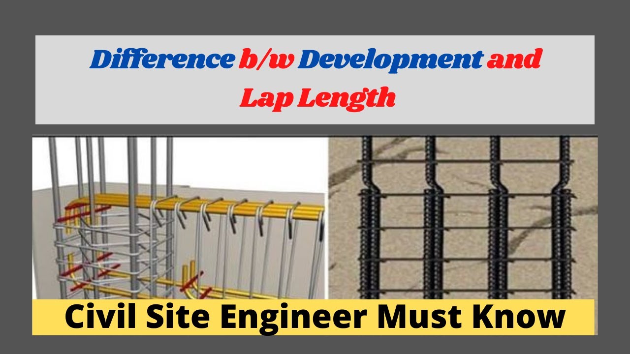 What Is Development Length And Lap Length - YouTube