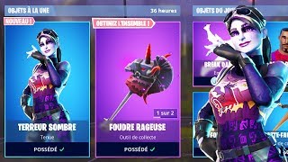 nouveau skin terreur sombre sur fortnite battle royale - image fortnite terreur fluo