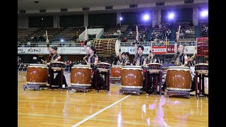 【各務原太鼓保存会】岐阜スゥープスvs金沢武士団 和太鼓演奏 20240203