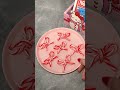 how to make candy cane bows ♥️🤍♥️ christmascrafts christmasrecipe holidaywithyoutube