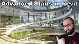 Spiral Stairs in Revit Tutorial