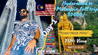 Malaysia full tour plan 30,000/- Kuala Lumpur city Day-1.