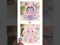 Pilih atas atau bawah ya #sanrio #kawaii #cute #mymelody #kuromi #shorts