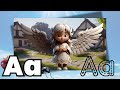 Letter A a | Letter of the day | Learning about an angel, an ant, and an apple