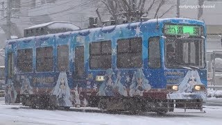 雪ミク電車 2019 SNOW MIKU train 2019 by Sapporo City Tram