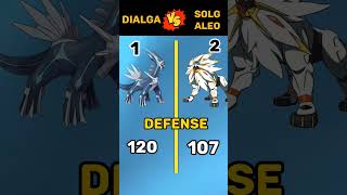 Dialga Vs Solgaleo | Who is strongest ? | #shorts #solgaleo #pokemon