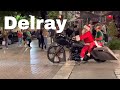 Actual Santa Claus And Elf On Harley Davidson Motorcycle In Delray Beach Florida