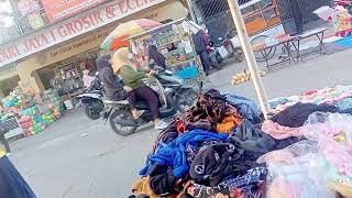 Pasar tumpah Perum kencana semakin banyak pengunjungnya#pasar#pasartumpah