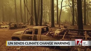 UN sends climate change warning