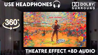 Jaragandi - ||Theatre Experience Dolby  Surround  sound   Game Changer | Ram Charan | Kiara Advani