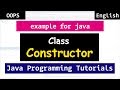 Class Constructors with Example | Java Object Oriented Tutorials for Beginners