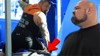 EDDIE GETS INTIMATE WITH A BARBELL? | SQUATTING WITH EDDIE HALL \u0026 NICK BEST