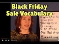 Learn English from the News - Black Friday Sale Vocabulary