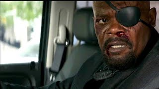 Hydra Attack Nick Fury Car Chase Scene | Captain America the winter soldier | All in one spoilers