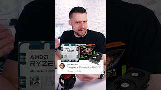 Pairing a 7800X3D with an RTX 4060?? 🤨
