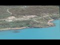 landing at narsarsuaq greenland 10 july 2023 with view of qassiarsuk