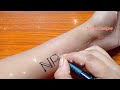 Making Beautiful NP Letter Tattoo | PN Letter Tattoo Design | Couple Letter Tattoo | Tattoo Designs