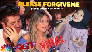 AMERICA'S GOT TALENT | This Woman Sings Bryan Adams'song Please Forgiveme Cover X sri Amazing