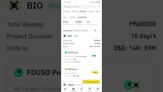 Binance BIO coin 5 days left launchpad end