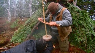 Improvised Pump Drill To Make Fire | DUAL SURVIVAL5