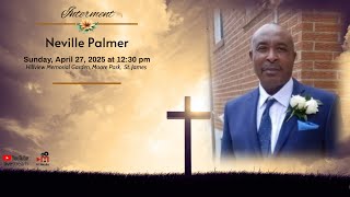 Interment Service for Neville Palmer