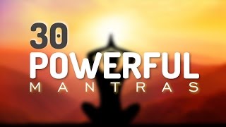 30 Incredible Mantras for Health, Happiness, Healing, Positive Energy & Prosperity