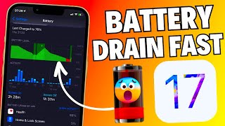 How to fix iOS 17 Battery Drain🪫Fast on iPhone | iOS 17 Battery Draining | Save iPhone Battery 🔋