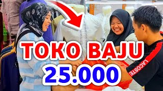 TOKO BAJU VIRAL HARGA 25.000 BAJU LEBARAN TERLARIS JADI REBUTAN DI BLOK A PASAR TANAH ABANG HARI INI