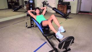 Rosalie Brown - Total Gym Bicycle Ab Workout