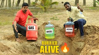 என்ன ஆகும் 🤔 | Buried Petrol + Diesel + Gas Tank Underground For 3 Month