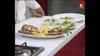 Chef Antoine - الشيف انطوان - اسكالوب دجاج مع الجبنة و البطاطا - بطاطا مهروسة