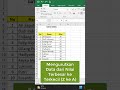 Mengurutkan Data dari Terbesar ke Terkecil (Z ke A) #tigaotutorial #excel #pemula #fyp #tips #shorts